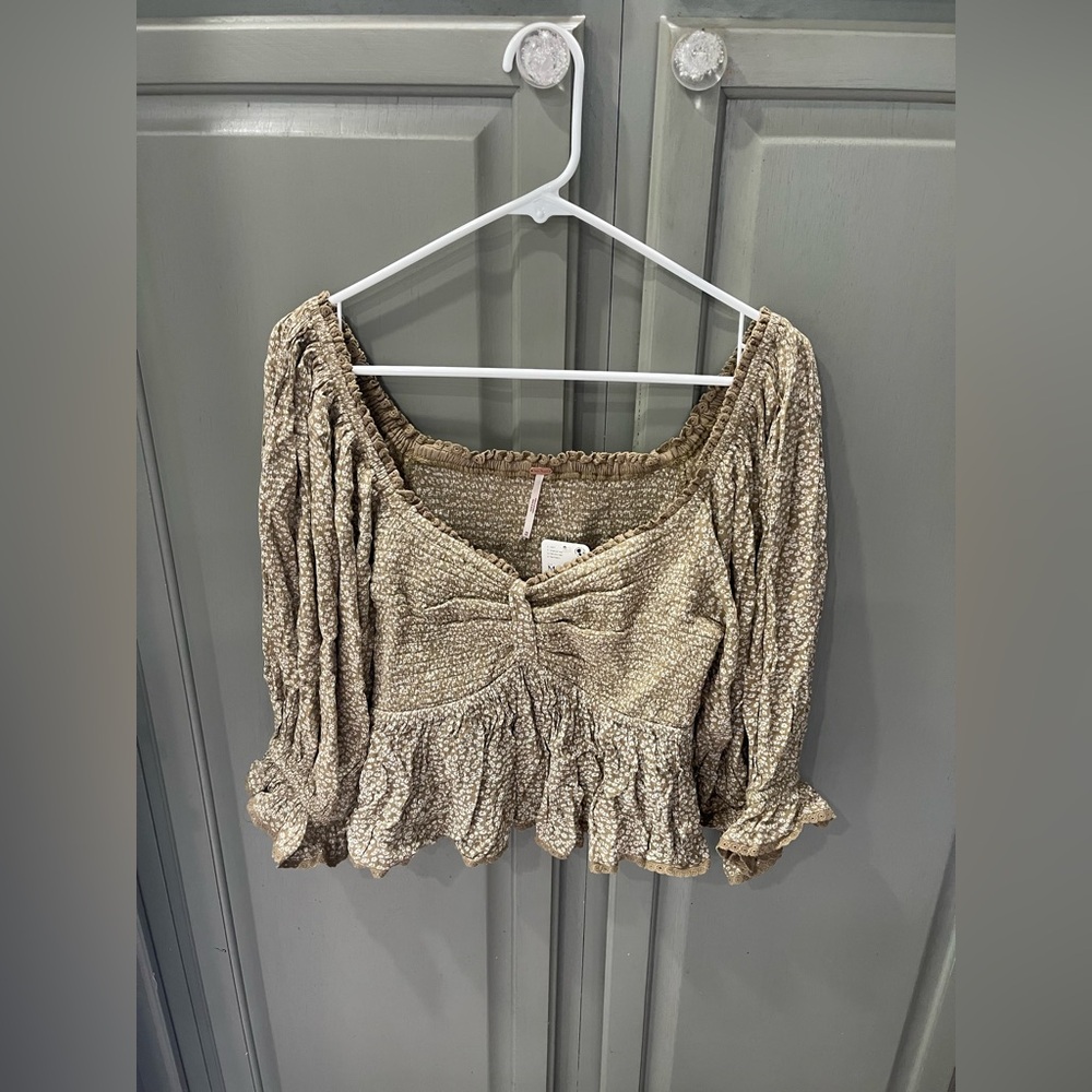 NWT Free People Flowy Crop Top